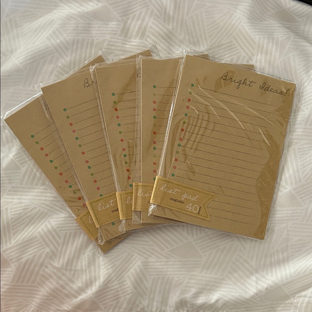 Kraft List Pad Set - Brown